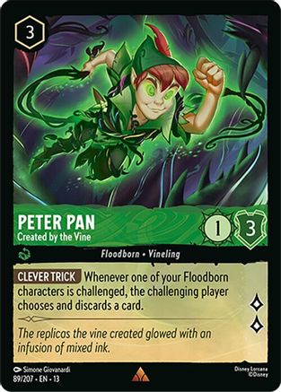 Peter Pan - Created by the Vine (89/204) - Attack of the Vine Cold Foil | Grognard Games