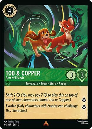 Tod & Copper - Best of Friends (94/204) - Attack of the Vine | Grognard Games