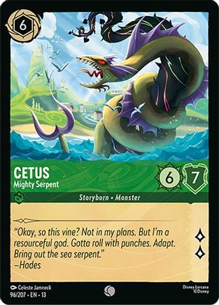 Cetus - Mighty Serpent (96/204) - Attack of the Vine | Grognard Games