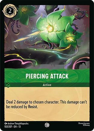Piercing Attack (102/204) - Attack of the Vine | Grognard Games