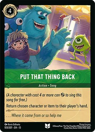 Put That Thing Back (103/204) - Attack of the Vine Cold Foil | Grognard Games
