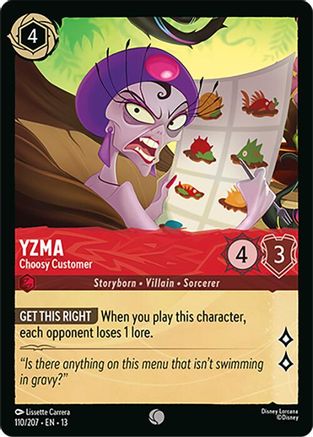 Yzma - Choosy Customer (110/204) - Attack of the Vine | Grognard Games
