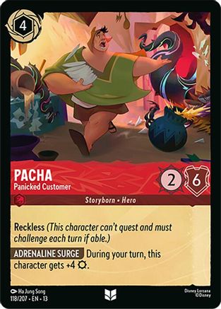 Pacha - Panicked Customer (118/204) - Attack of the Vine Cold Foil | Grognard Games