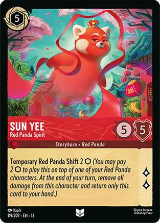 Sun Yee - Red Panda Spirit (119/204) - Attack of the Vine | Grognard Games