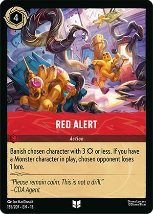Red Alert (135/204) - Attack of the Vine Cold Foil | Grognard Games