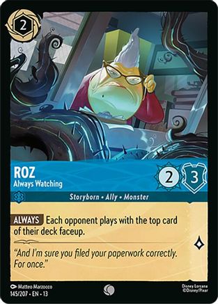 Roz - Always Watching (145/204) - Attack of the Vine Cold Foil | Grognard Games