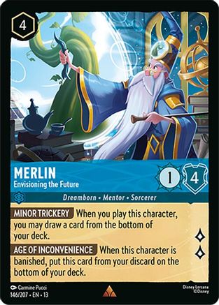 Merlin - Envisioning the Future (146/204) - Attack of the Vine Cold Foil | Grognard Games