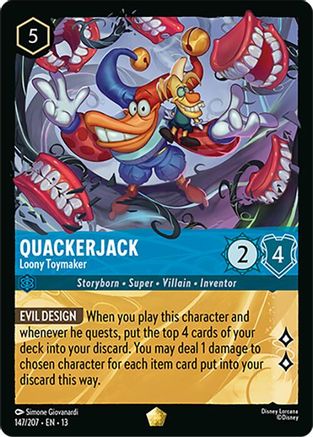 Quackerjack - Loony Toymaker (147/204) - Attack of the Vine Cold Foil | Grognard Games