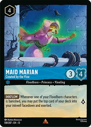Maid Marian - Created by the Vine (158/204) - Attack of the Vine | Grognard Games