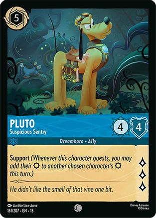 Pluto - Suspicious Sentry (161/204) - Attack of the Vine Cold Foil | Grognard Games