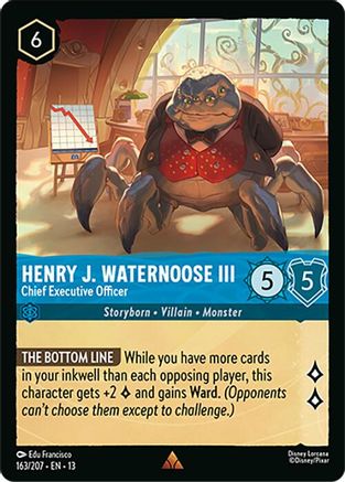 Henry J. Waternoose III - Chief Executive Officer (163/204) - Attack of the Vine | Grognard Games