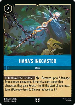 Hana's Inkcaster (171/204) - Attack of the Vine Cold Foil | Grognard Games