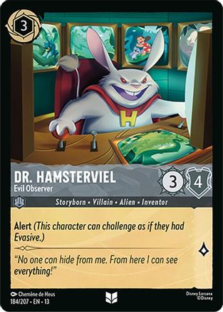 Dr. Hamsterviel - Evil Observer (184/204) - Attack of the Vine Cold Foil | Grognard Games