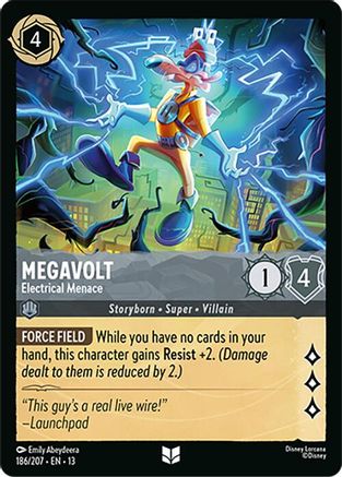 Megavolt - Electrical Menace (186/204) - Attack of the Vine Cold Foil | Grognard Games