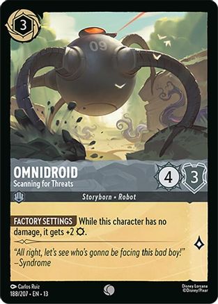 Omnidroid - Scanning for Threats (188/204) - Attack of the Vine Cold Foil | Grognard Games