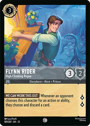 Flynn Rider - High-Climbing Rogue (189/204) - Attack of the Vine | Grognard Games