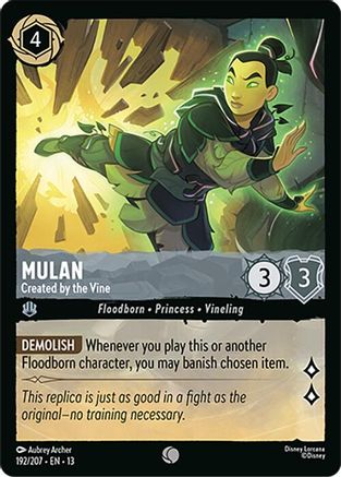 Mulan - Created by the Vine (192/204) - Attack of the Vine | Grognard Games
