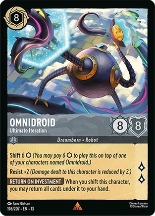 Omnidroid - Ultimate Iteration (196/204) - Attack of the Vine Cold Foil | Grognard Games