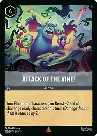 Attack of the Vine! (202/204) - Attack of the Vine Cold Foil | Grognard Games