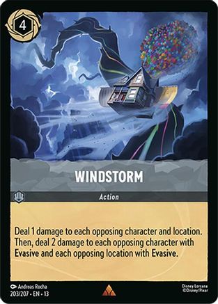 Windstorm (203/204) - Attack of the Vine Cold Foil | Grognard Games