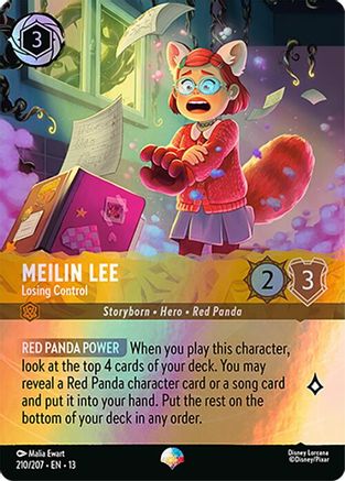 Meilin Lee - Losing Control (Epic) (210/204) - Attack of the Vine Holofoil | Grognard Games