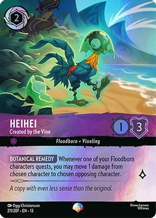 Heihei - Created by the Vine (Epic) (211/204) - Attack of the Vine Holofoil | Grognard Games