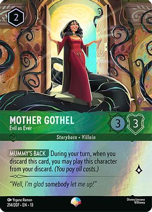 Mother Gothel - Evil as Ever (Epic) (214/204) - Attack of the Vine Holofoil | Grognard Games