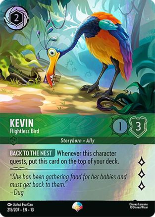 Kevin - Flightless Bird (Epic) (215/204) - Attack of the Vine Holofoil | Grognard Games