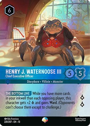 Henry J. Waternoose III - Chief Executive Officer (Epic) (220/204) - Attack of the Vine Holofoil | Grognard Games