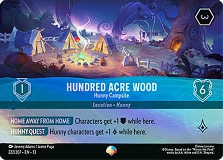 Hundred Acre Wood - Hunny Campsite (Epic) (222/204) - Attack of the Vine Holofoil | Grognard Games