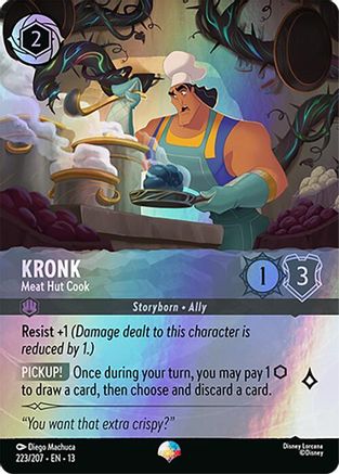 Kronk - Meat Hut Cook (Epic) (223/204) - Attack of the Vine Holofoil | Grognard Games