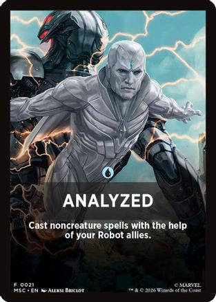 Analyzed Theme Card (MSC-021) - Commander: Marvel Super Heroes | Grognard Games
