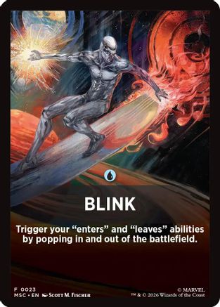 Blink Theme Card (MSC-023) - Commander: Marvel Super Heroes | Grognard Games