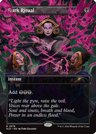 Dark Ritual (2678) (SLD-2678) - Secret Lair Drop Series Foil | Grognard Games