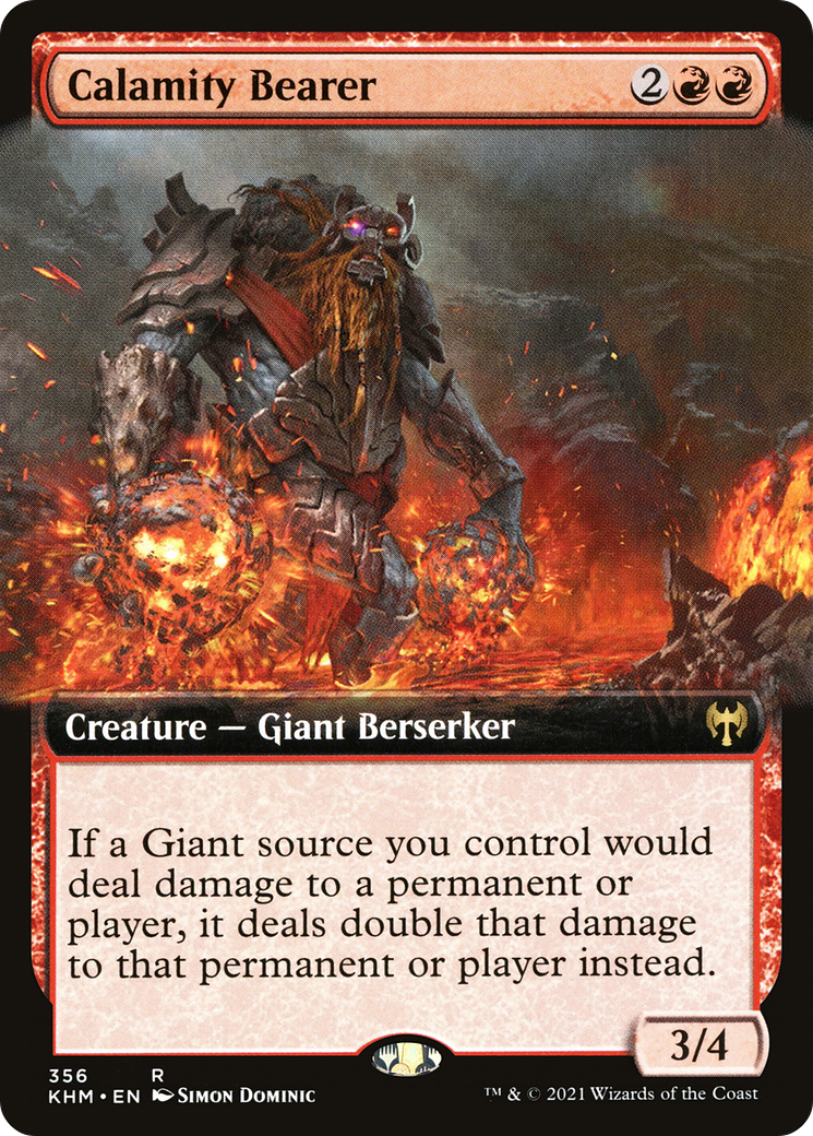 Calamity Bearer (Extended Art) [Kaldheim] | Grognard Games