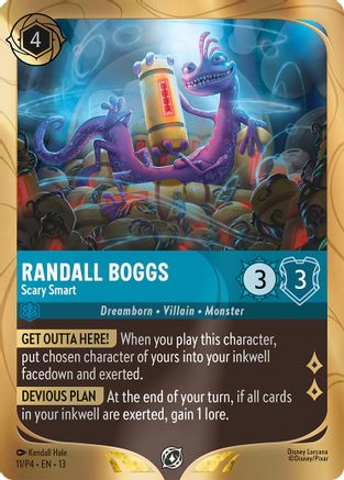 Randall Boggs - Scary Smart (11) - Disney Lorcana Promo Cards Holofoil | Grognard Games