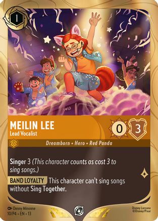 Meilin Lee - Lead Vocalist (10) - Disney Lorcana Promo Cards Holofoil | Grognard Games