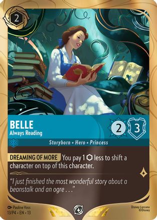 Belle - Always Reading (13) - Disney Lorcana Promo Cards Holofoil | Grognard Games