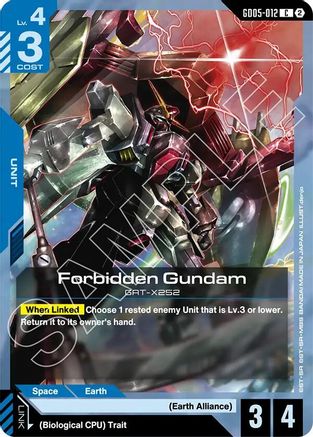Forbidden Gundam - Freedom Ascension (GD05-012) | Grognard Games