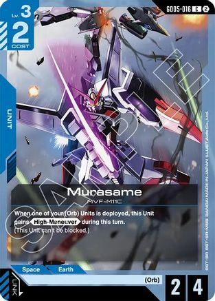 Murasame - Freedom Ascension (GD05-016) | Grognard Games