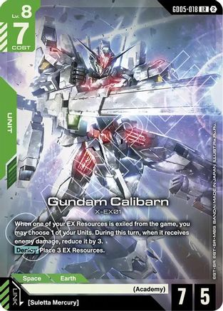 Gundam Calibarn - Freedom Ascension (GD05-018) Holofoil | Grognard Games