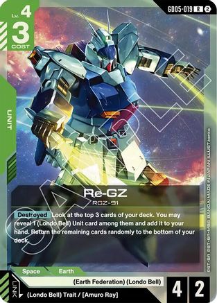 Re-GZ - Freedom Ascension (GD05-019) Holofoil | Grognard Games