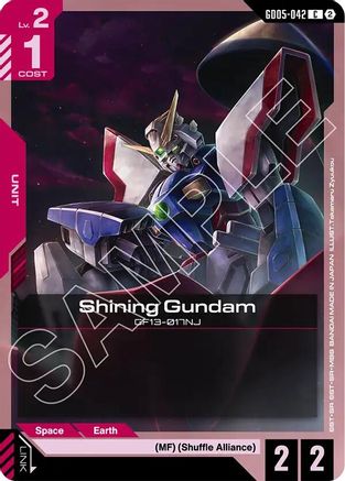 Shining Gundam (GD05-042) - Freedom Ascension (GD05-042) | Grognard Games