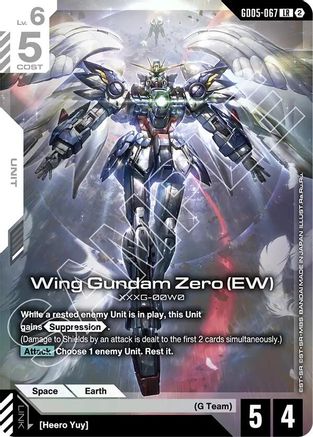 Wing Gundam Zero (EW) - Freedom Ascension (GD05-067) Holofoil | Grognard Games