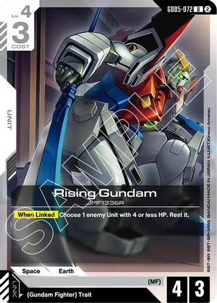 Rising Gundam - Freedom Ascension (GD05-072) | Grognard Games