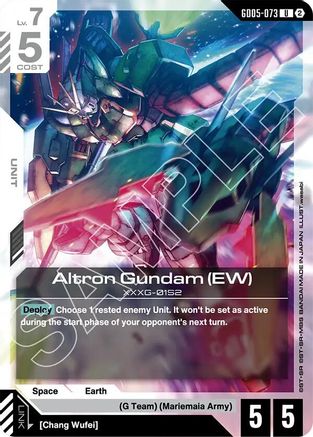 Altron Gundam (EW) - Freedom Ascension (GD05-073) | Grognard Games