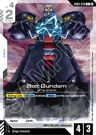 Bolt Gundam - Freedom Ascension (GD05-076) | Grognard Games