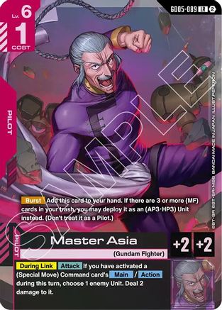 Master Asia - Freedom Ascension (GD05-089) Holofoil | Grognard Games