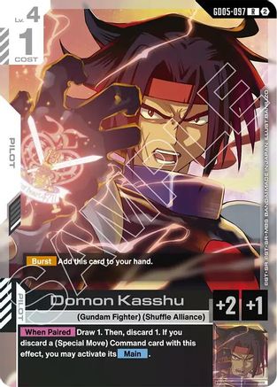 Domon Kasshu - Freedom Ascension (GD05-097) Holofoil | Grognard Games