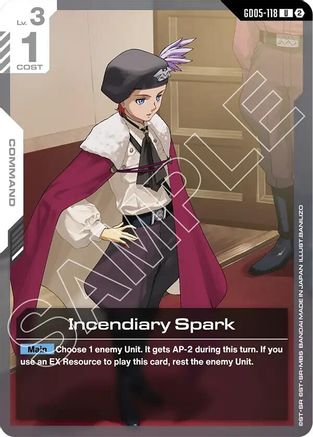 Incendiary Spark - Freedom Ascension (GD05-118) | Grognard Games